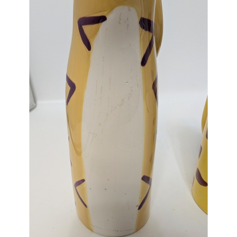 Bella Casa By Ganz Cats 2 Figurines Bud Vase Ceramic - Picture 7 of 9